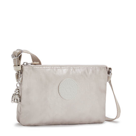 Kipling Creativity XB Metallic Çapraz Askılı Çanta Bej Rengi | TR 2110ZU